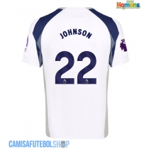 Camisa de time de futebol Tottenham Hotspur Brennan Johnson #22 Replicas 1º Equipamento 2025-26 Manga Curta